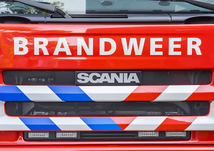 Brandweer naar Sportlaan in Lobith