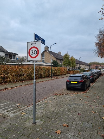 Verlaten plaats ongeval - President John F. Kennedystraat - Gemert