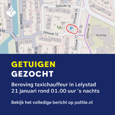 Diefstal met geweld – Schouw 15 – Lelystad