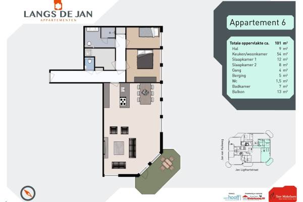 Woning Appartement 06(Bouwnr. 6) Heemskerk