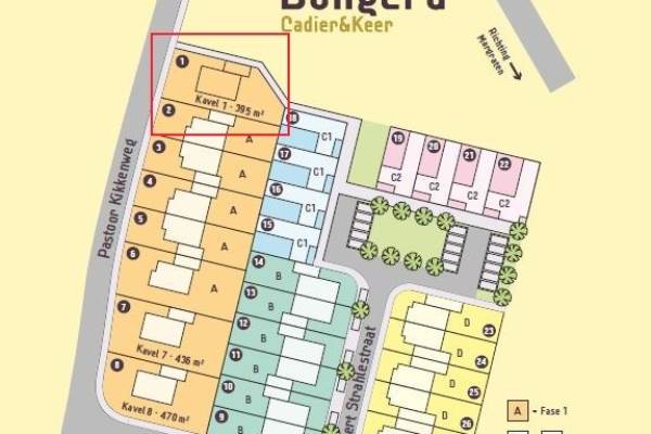 Bouwgrond De Bongerd (Bouwkavel 1) Cadier en Keer