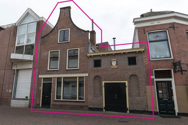 Woning Vrouwenkerkkoorstraat 13& 15 Leiden