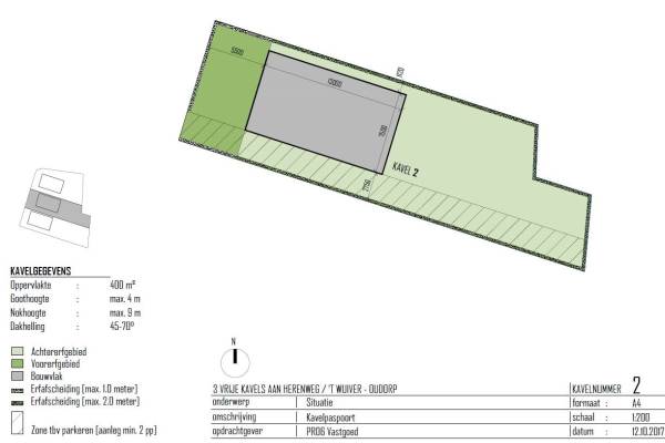 Bouwgrond Herenweg hoek 't Wuiver kavel 2 Oudorp