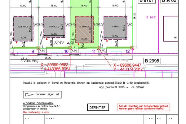 Bouwgrond Molenweg 52 Berkel en Rodenrijs