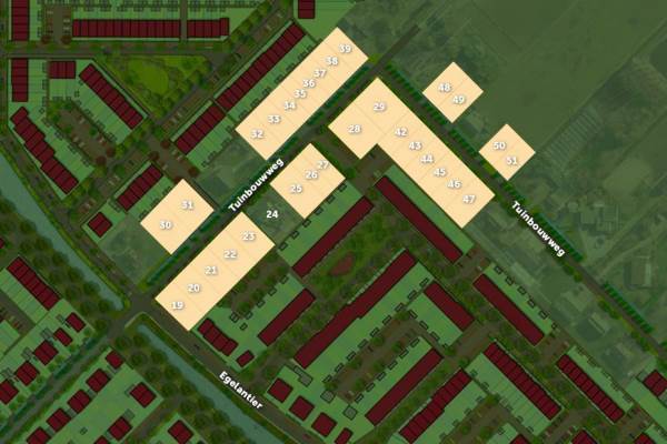 Bouwgrond Tuinbouwweg - kavel 51 Waddinxveen