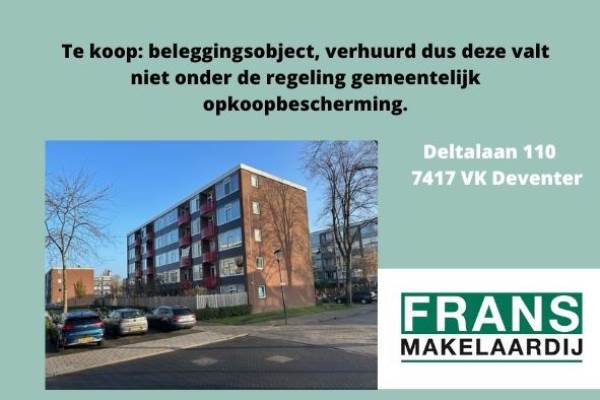 Woning Deltalaan 110 Deventer