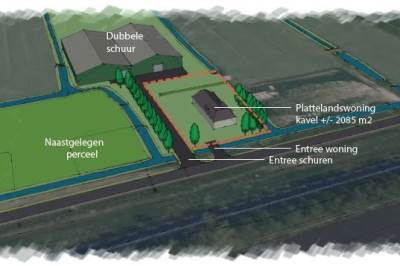 Bouwgrond Westdijk 21 Zuidschermer