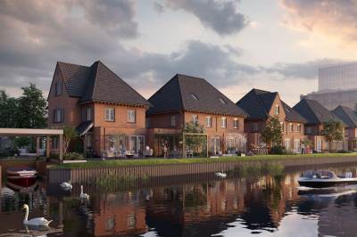 Woning Rhijnhoeve 2 onder 1 kap villa bnr 11 Oegstgeest