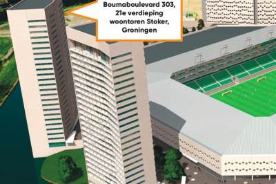 Woning Boumaboulevard 303 Groningen