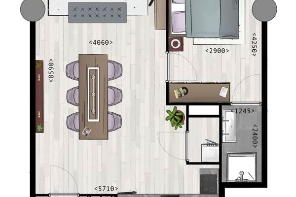 Woning Stationsplein 6-M 3 Schiedam