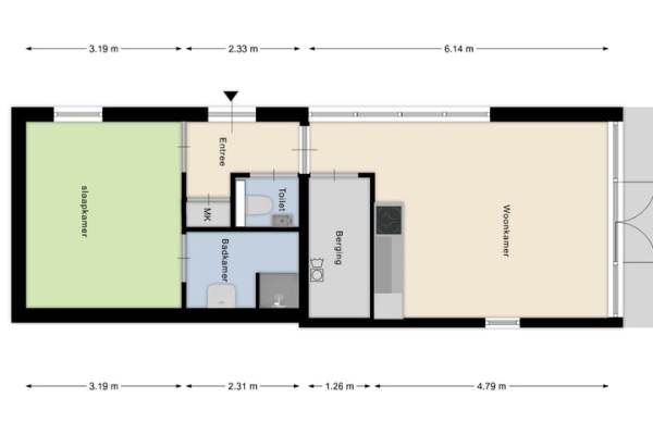 Woning Burghtstraat 23A Maastricht