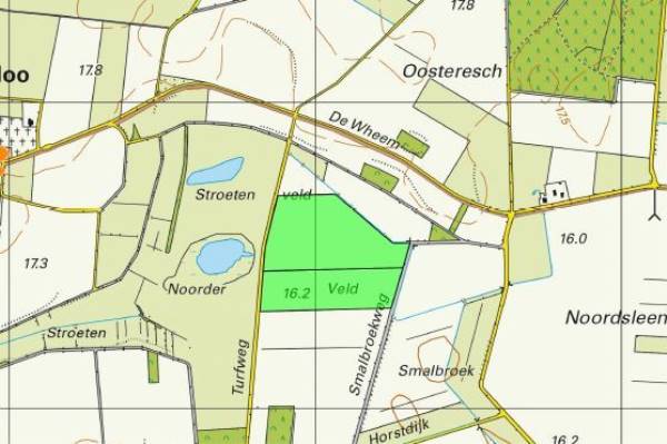 Agrarische grond Turfweg Zweeloo