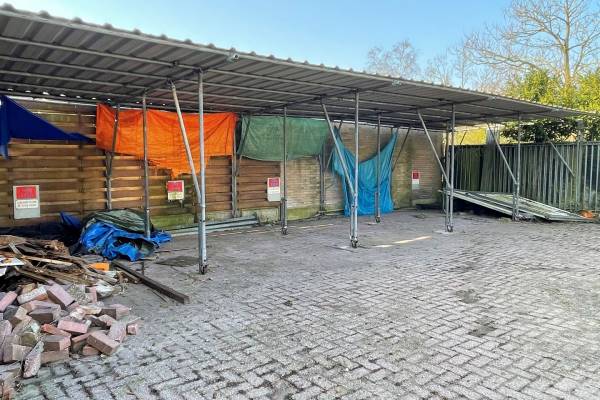 Verhard buitenterrein Snijderstraat Wormer