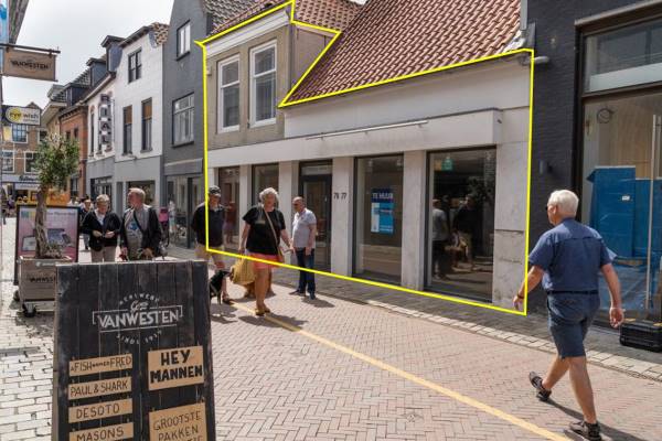 Winkelruimte Lange Vorststraat 77 - 79 Goes