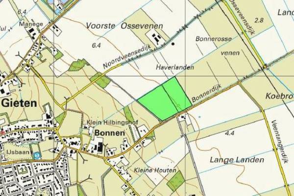 Agrarische grond Bonnerdijk Gieten