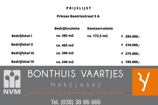 Bedrijfsruimte Prinses Beatrixstraat 5A - III Genemuiden