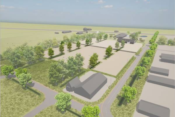 Verhard buitenterrein Westerweide Ruinerwold