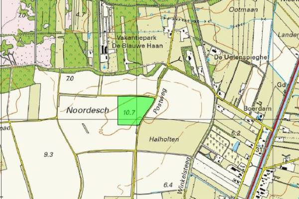 Agrarische grond Postweg Uffelte