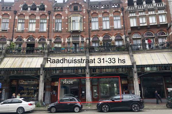 Winkelruimte Raadhuisstraat 31 - 33 Amsterdam