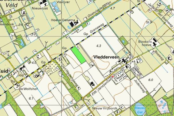 Agrarische grond Grensweg Vledderveen (DR)