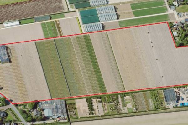 Agrarische grond achter Voorweg 12 Heemskerk