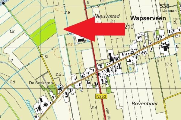 Agrarische grond Westeinde Wapserveen