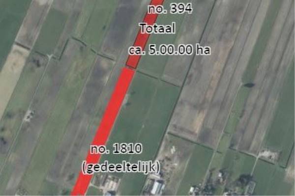 Agrarische grond Boovenen Weiteveen