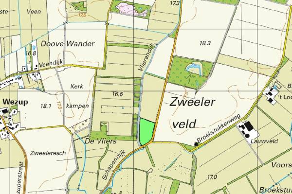 Agrarische grond Schapendijk Zweeloo