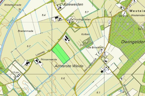 Agrarische grond Looweg Dwingeloo