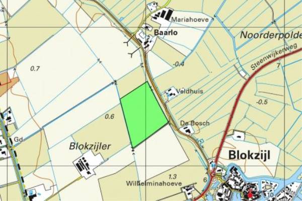 Agrarische grond Kuinderdijk Blokzijl