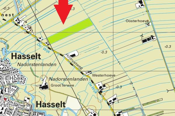 Agrarische grond Holtrustweg Rouveen