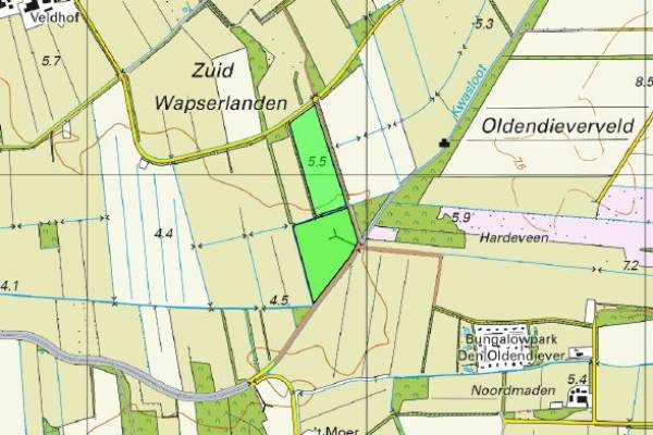 Agrarische grond Leemdijk Wapse