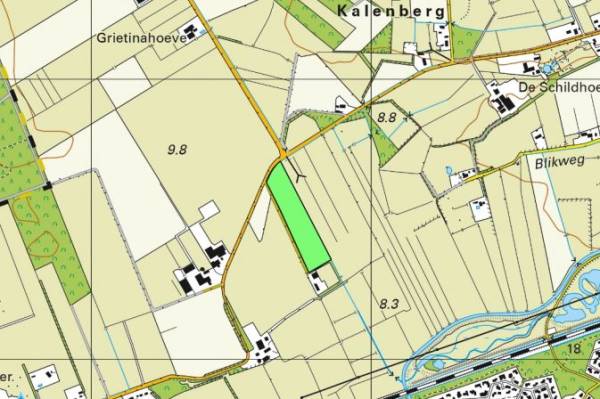 Agrarische grond Fluitenbergseweg Fluitenberg
