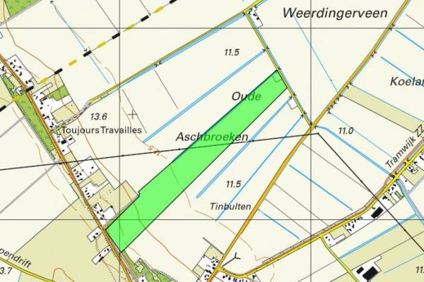 Agrarische grond Aschbroeken Nieuw-Weerdinge