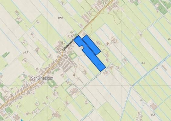 Agrarische grond Schuineslootweg Schuinesloot
