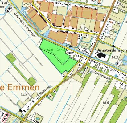 Agrarische grond Griendtsveenstraat Erica