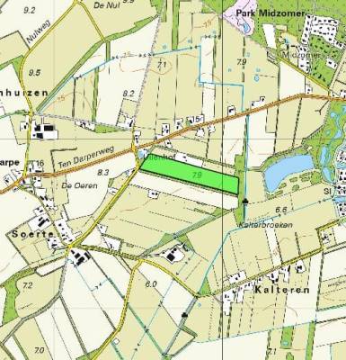 Agrarische grond De Kamp Wapse