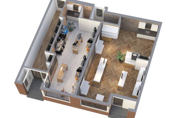 Winkelruimte Hoogstraat 19- 21 Alkmaar