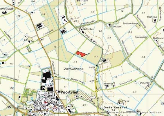 Agrarische grond Groenhoven Poortvliet
