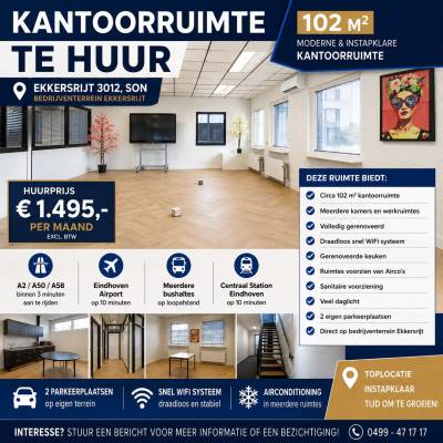 Kantoorruimte Ekkersrijt 3012 Son en Breugel