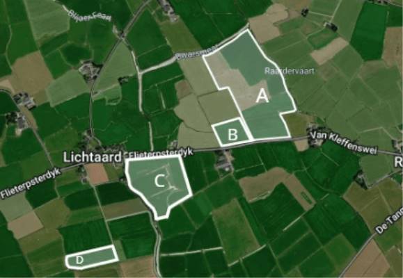Agrarische grond Flieterpsterdyk 47 Lichtaard