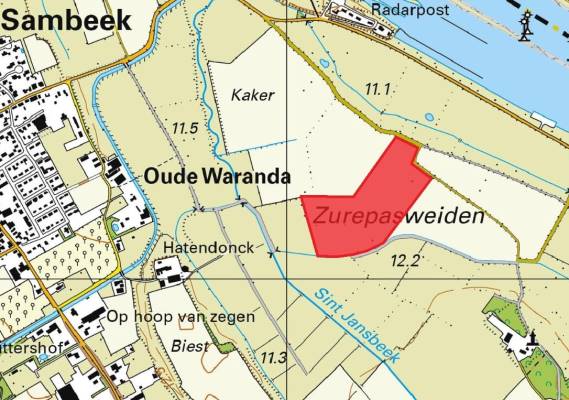 Agrarische grond Maasstraat Sambeek