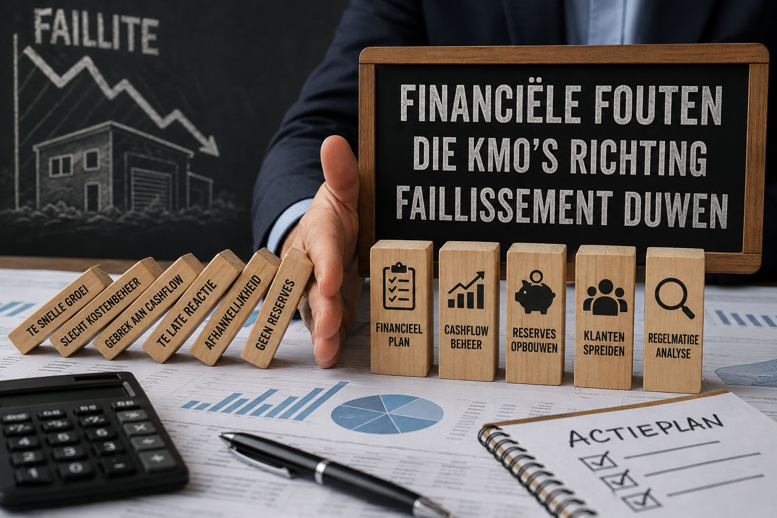 Financiële fouten die KMO's het vaakst richting faillissement duwen