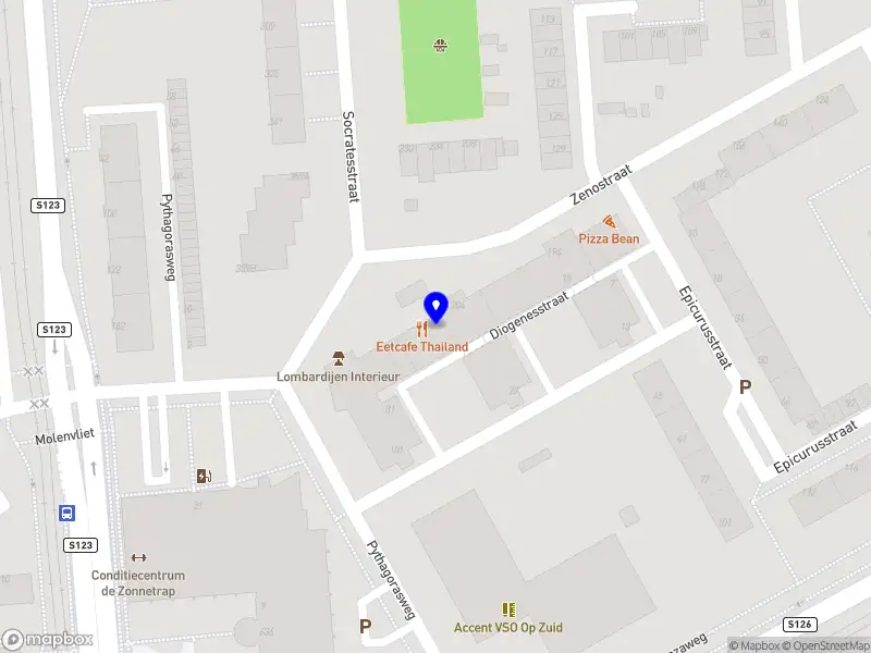 Nieuw bedrijf Restaurant Thailand