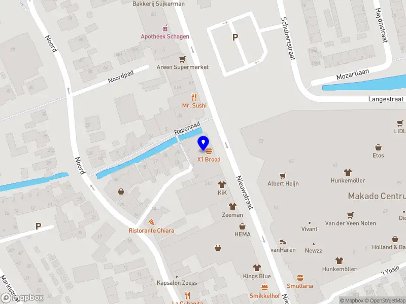 Nieuw bedrijf X1 Brood Schagen