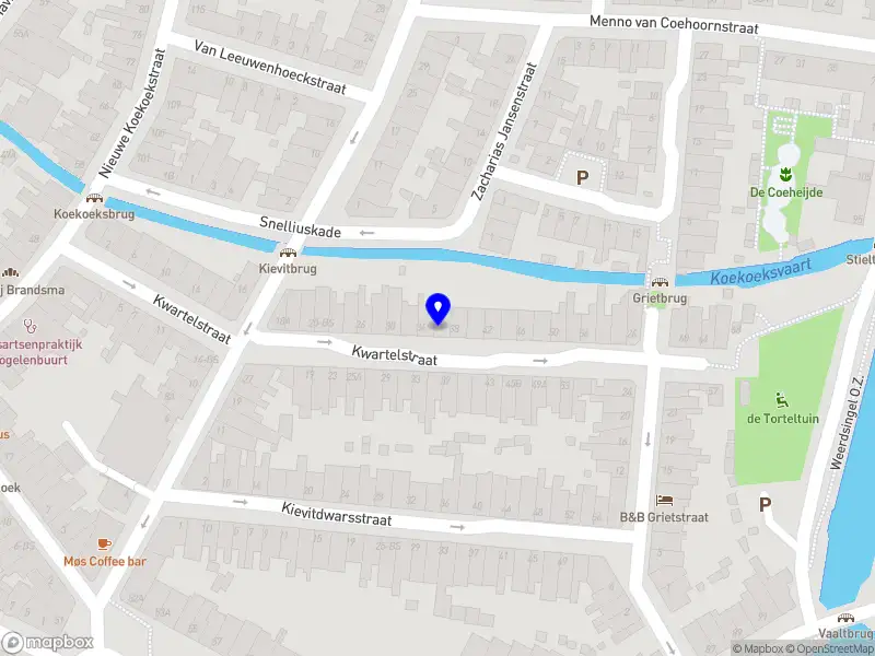 Vve gebouw "Kwartelstraat 36/36 bis Utrecht Utrecht