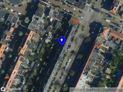VvE flatgebouw Marnixstraat 124 zwart en rood Haarlem
