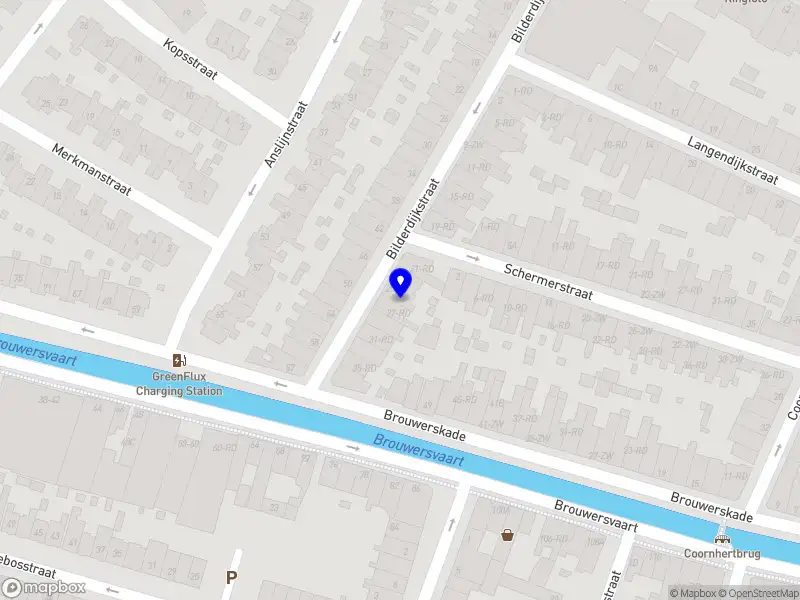 Vereniiging van Eigenaars van het Flatgebouw te Haarlem, Bilderdijkstraat 27 zwart en rood Haarlem