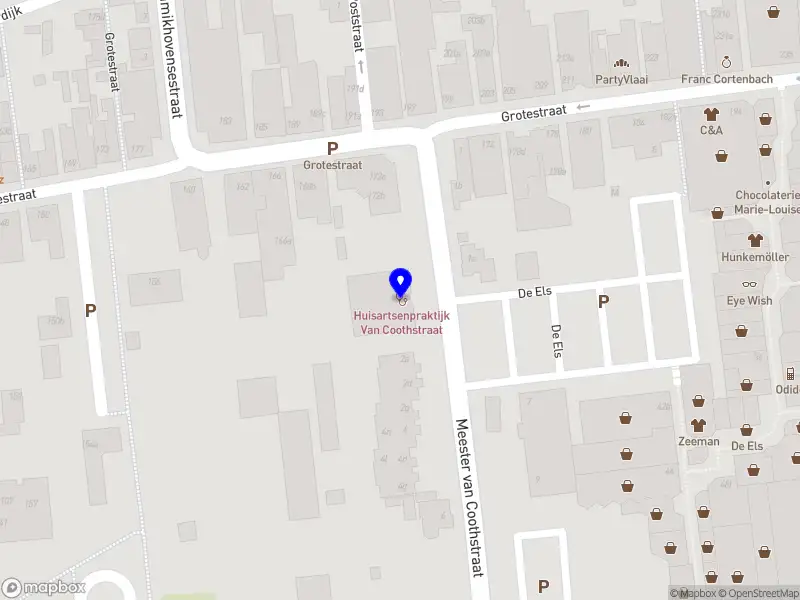 Nieuw bedrijf Huisartsenpraktijk Van Coothstraat