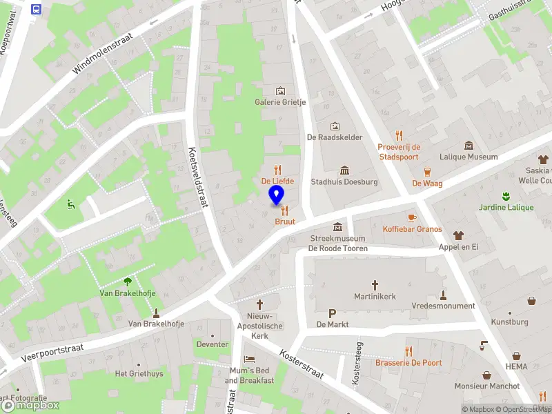 Nieuw bedrijf Eetcafé Bruut